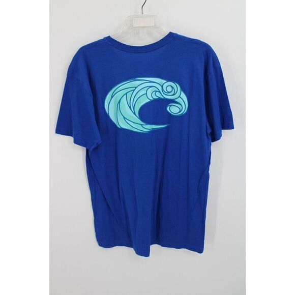 Costa Fishing t-shirt blue Mens large New - Picture 4 of 6